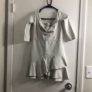 White off the shoulder dress